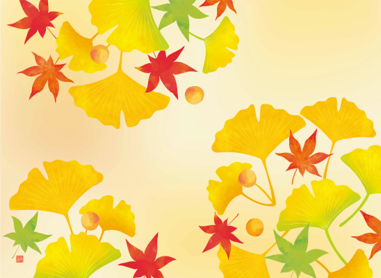 秋ひらり包装紙