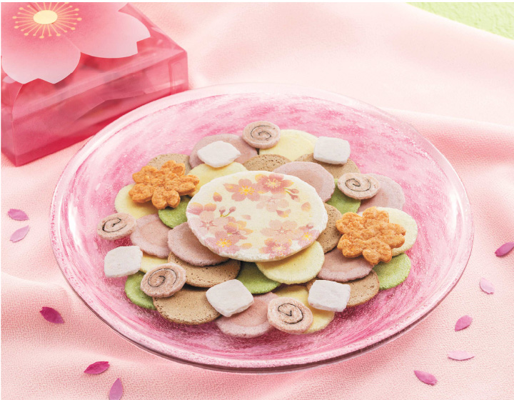 お花見えびせんべい